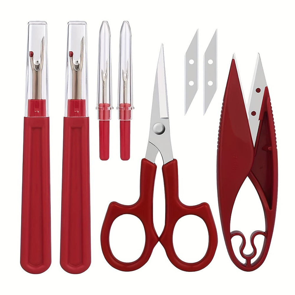 Seam Ripper Tool - 1/2/6Pcs Sewing Seam Ripper Kit Red