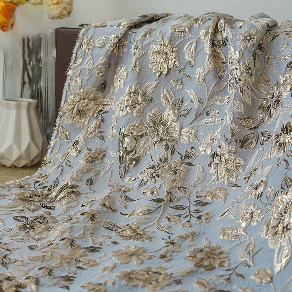 Sewing Geotextile Fabric - Embossed Fashion Sewing Fabric Intricate Jacquard