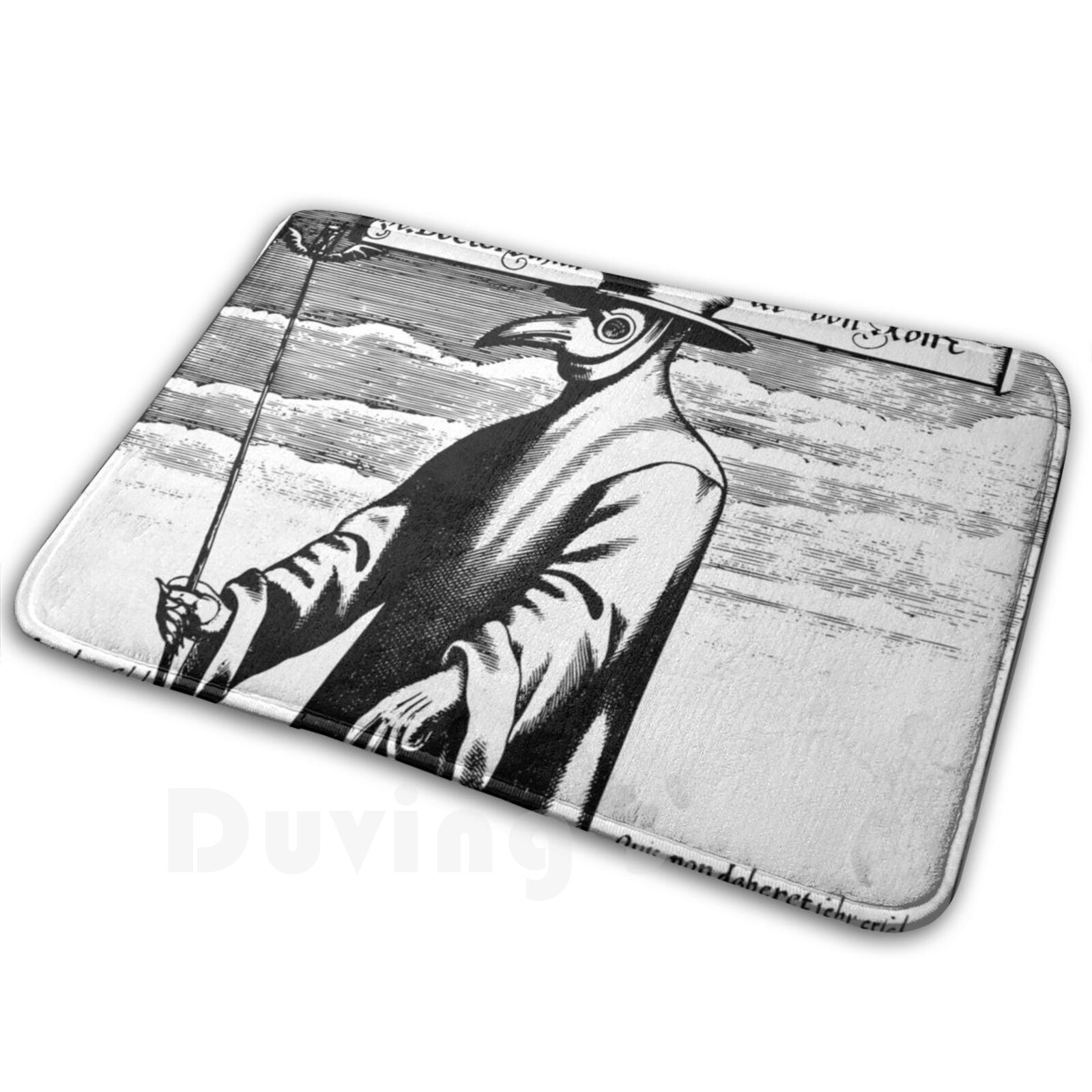 Century Textile & Sewing Supply Reviews - Plague Medieval Illustration Carpet Mat Rug