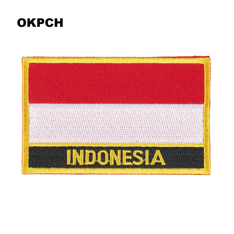 Sewing Indonesia - Indonesia Flag Embroidery Patches Iron on