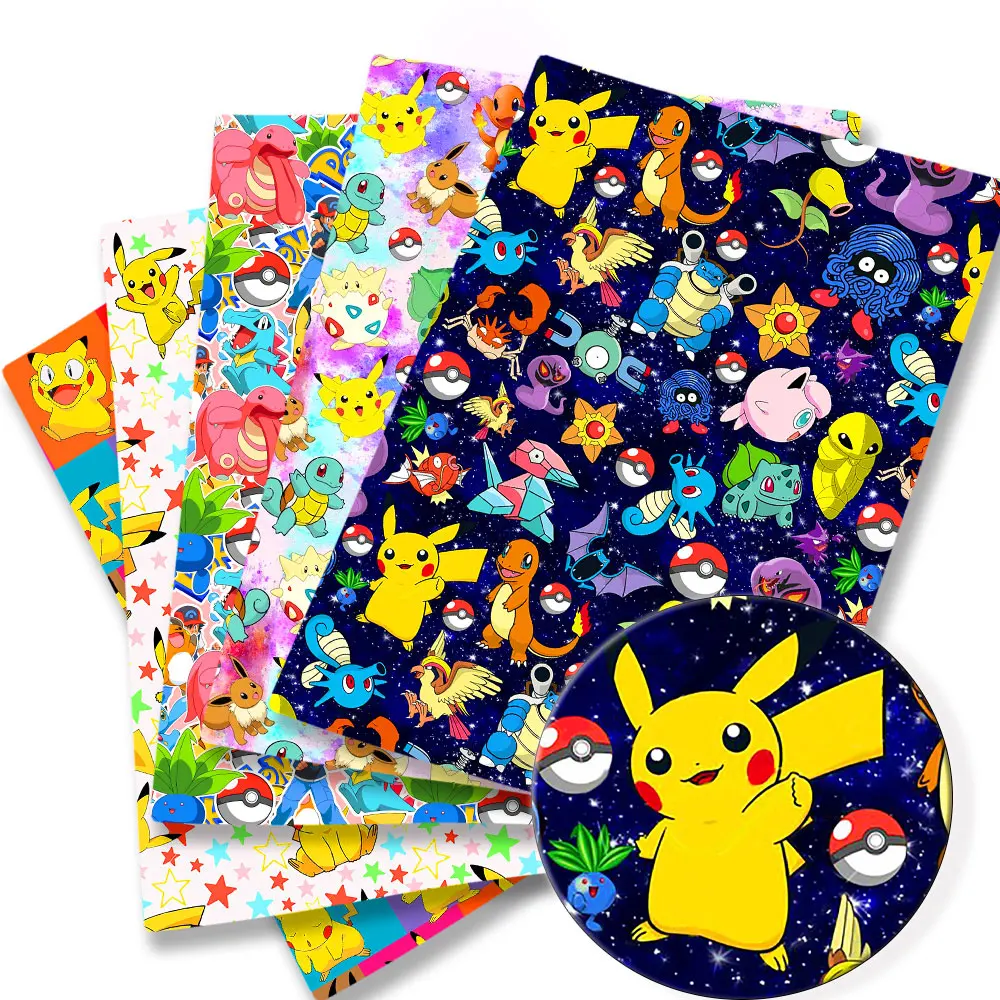 Sewing Production - Pokemon Cartoon Fabric140*50cm Handmade Sewing Patchwork
