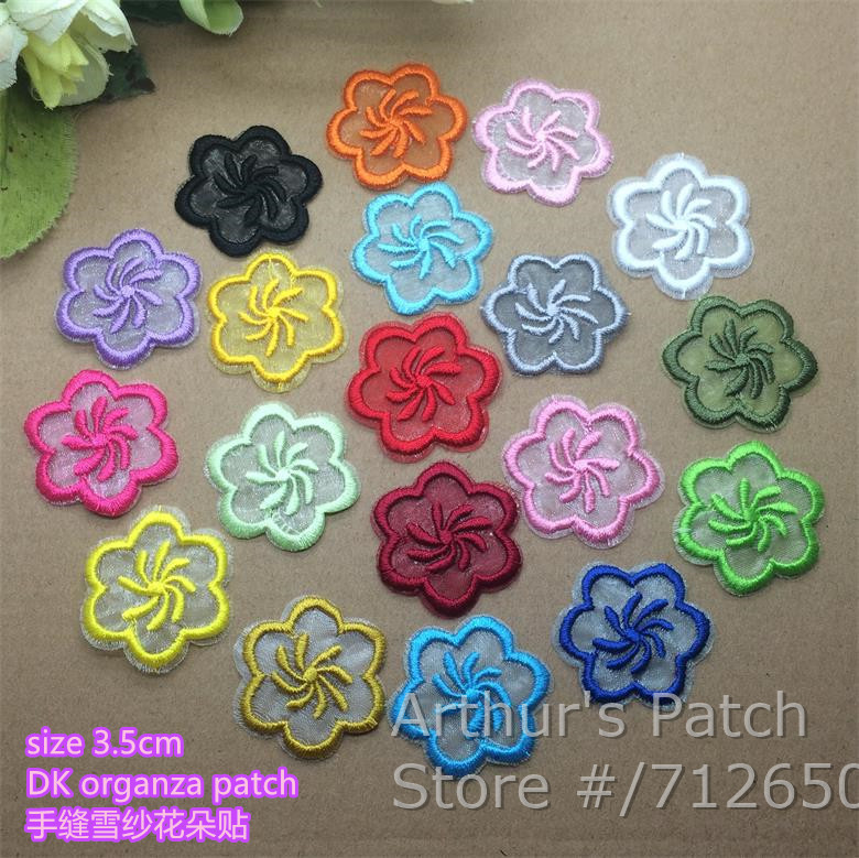 Sewing Id - New Arrival 10 Pcs Flower Embroidered