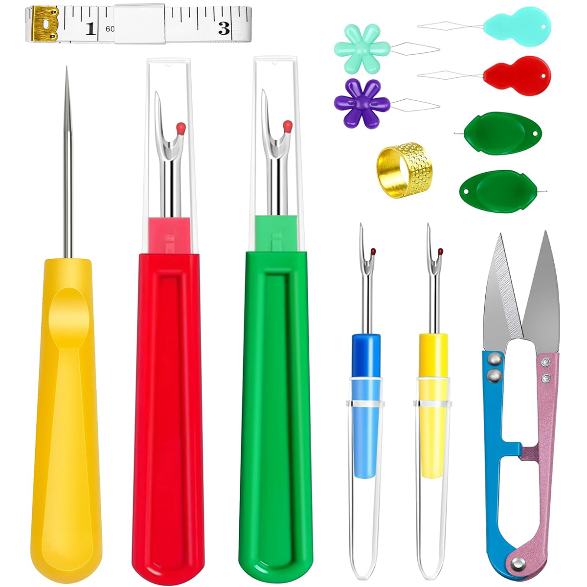 Seam Ripper Tool - Professional Seam Rippers Kit with Thread