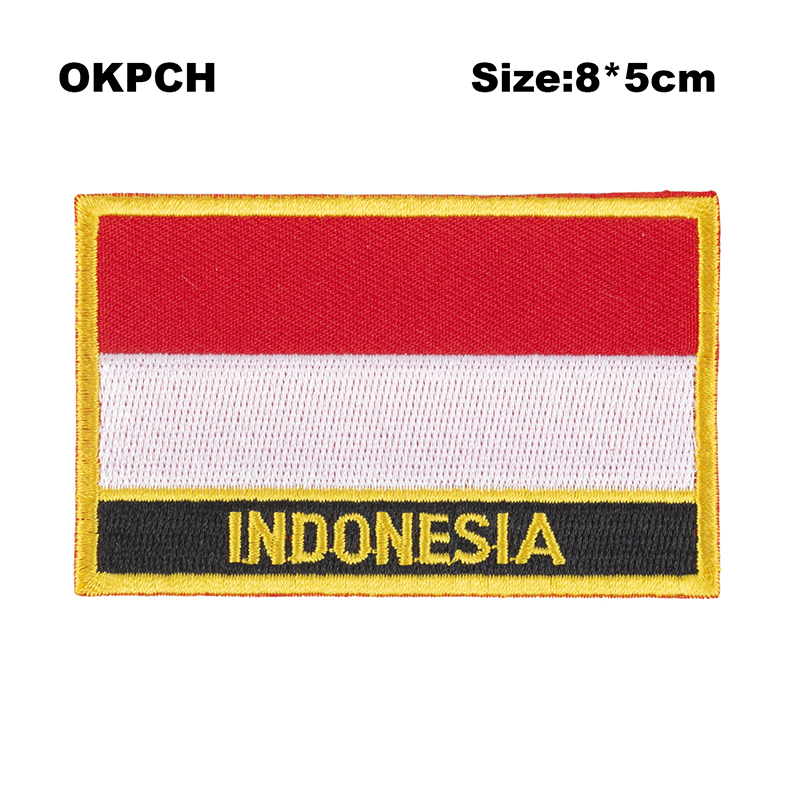 Sewing Indonesia - Indonesia Flag Embroidery Patches Iron on