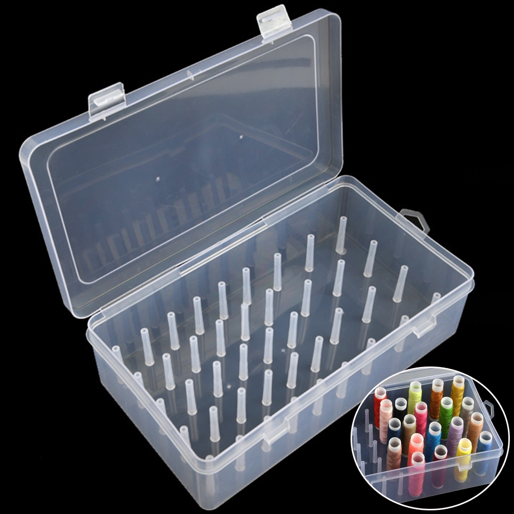 Bobbin Organizer Box - New Sewing Thread Box 42 Pieces