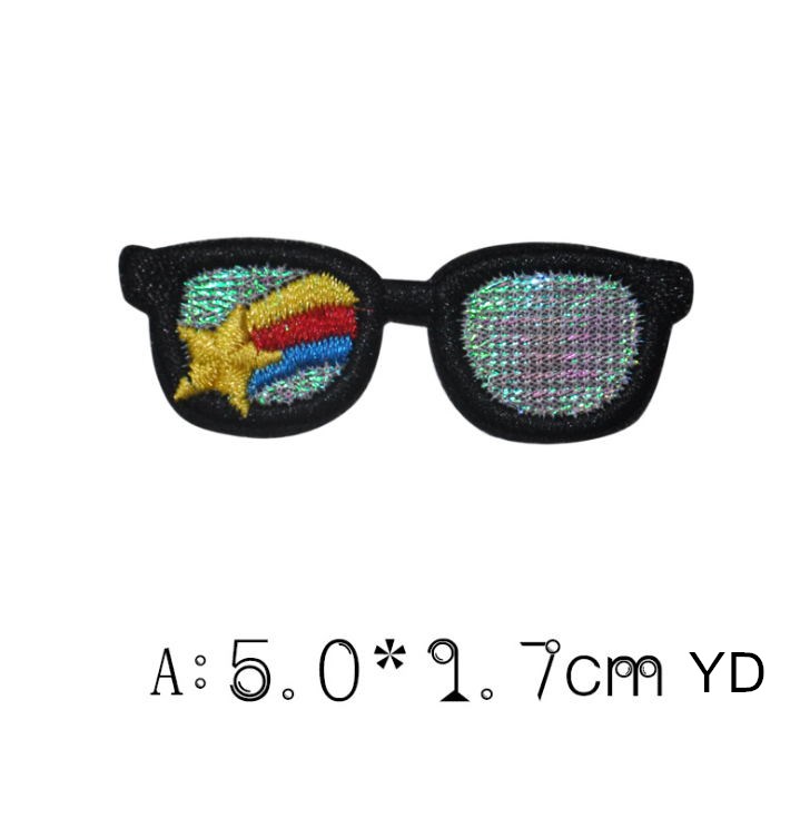 10 Pcs Rainbow Embroidered Pat - огляд і ціна Sewing Id