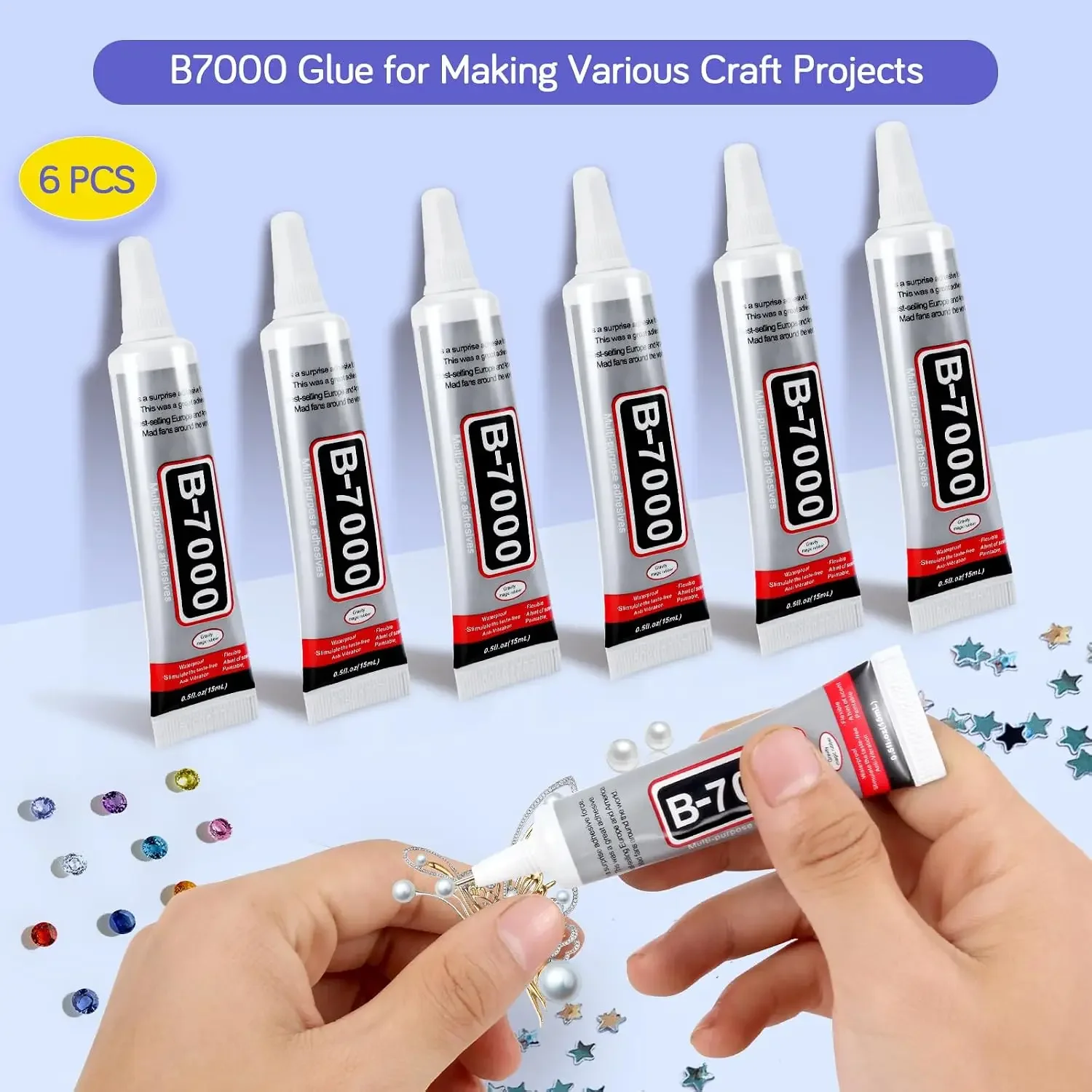 ICUTE-FITTDYHE 6PCS Jewelry Gl - огляд і ціна Fabric Glue Bond
