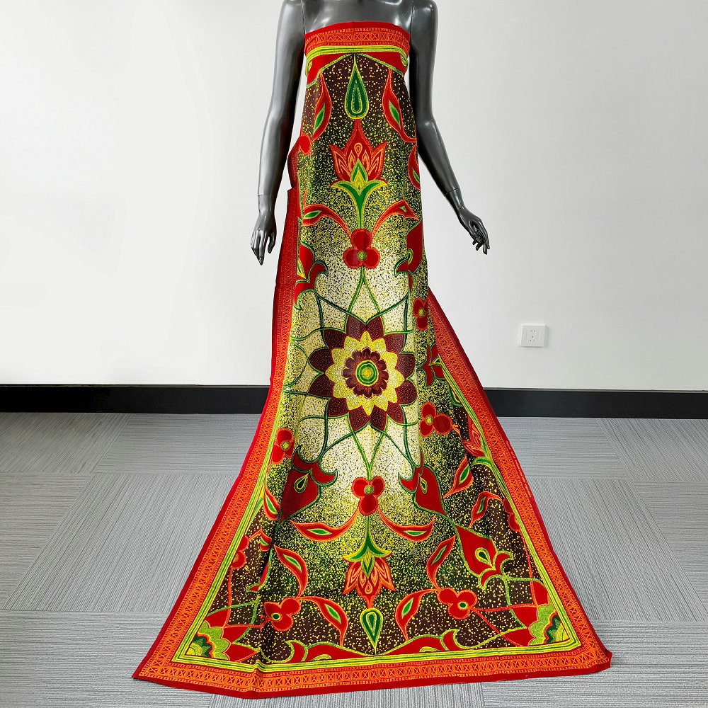 New super java wax print fabri - огляд і ціна Sewing Indonesia