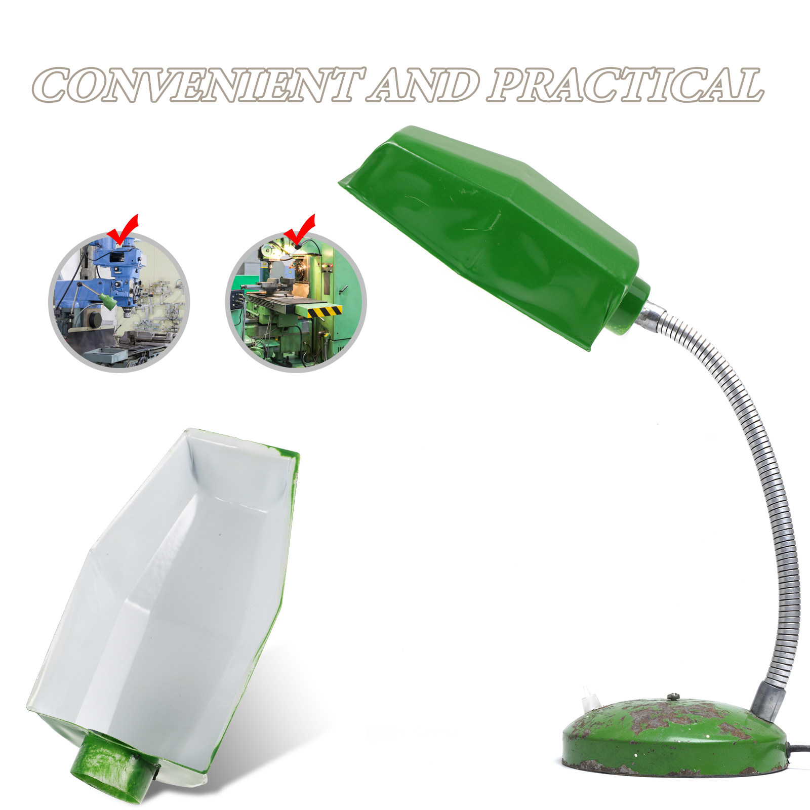 Machine Tool Lamp Shade Green  - огляд і ціна Sewing Factory