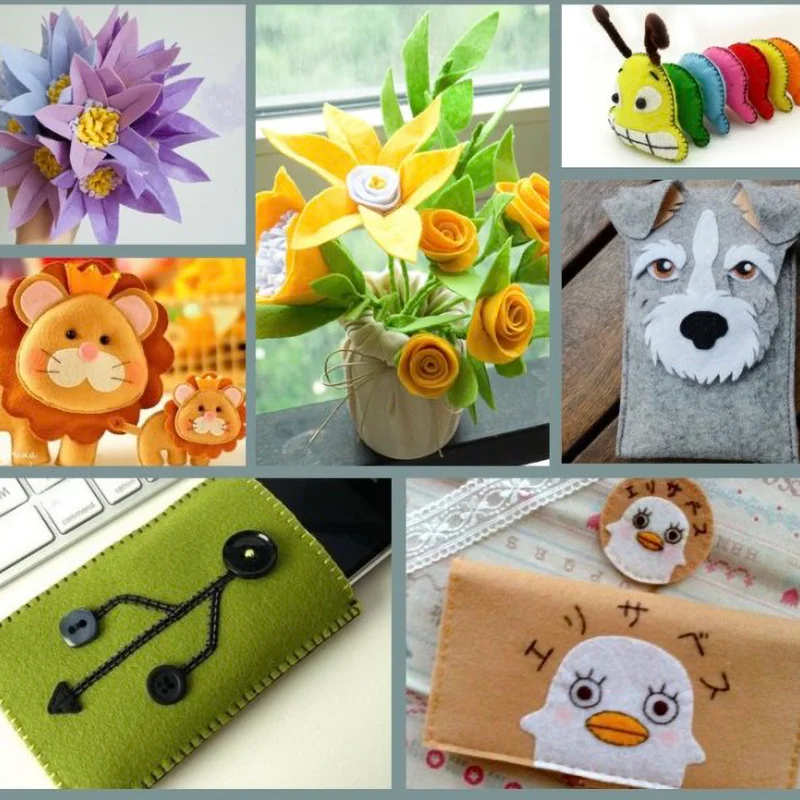 Felt Fabric Sheets Assorted Co - огляд і ціна Is Sewing A Textile Craft
