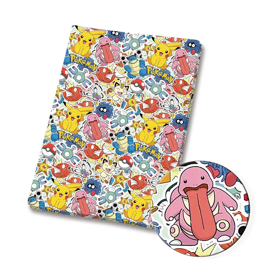 Pokemon Cartoon Fabric140*50cm - огляд і ціна Sewing Production