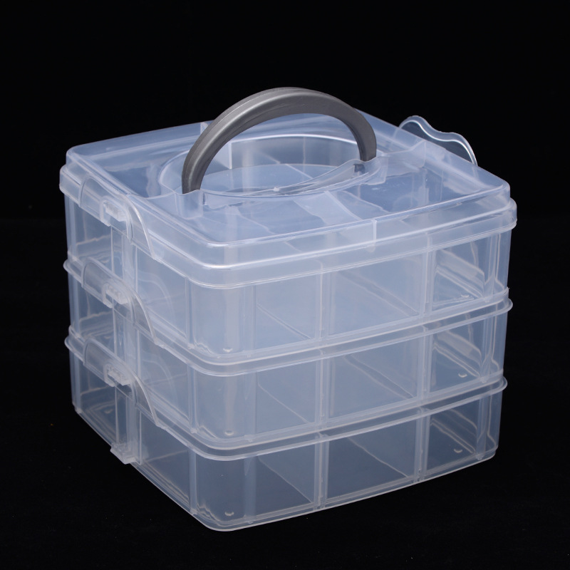 3 Layers 18 Compartments Plast - огляд і ціна Bobbin Organizer Box