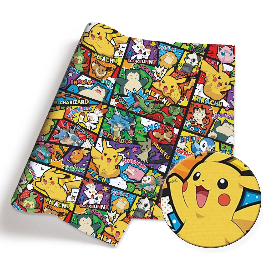 Pokemon Cartoon Fabric140*50cm - огляд і ціна Sewing Production