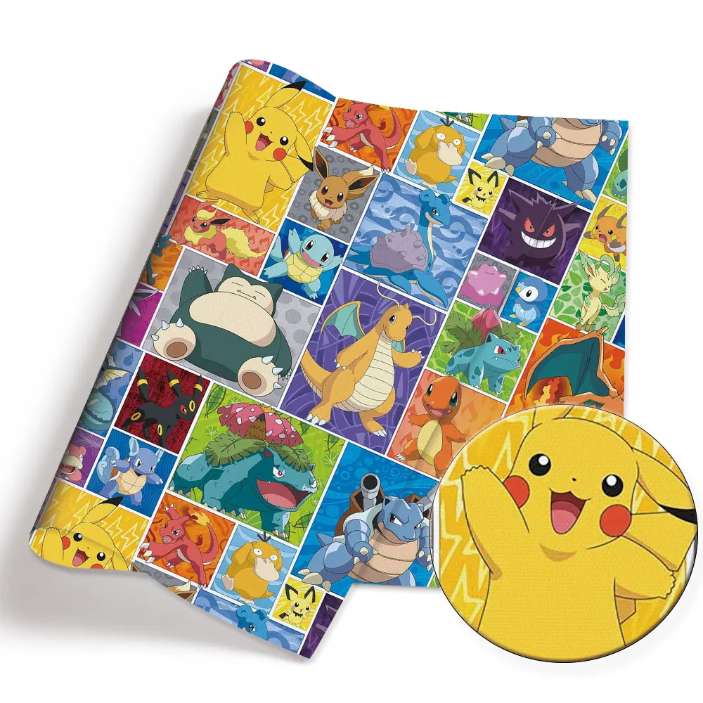 Pokemon Cartoon Fabric140*50cm - огляд і ціна Sewing Production