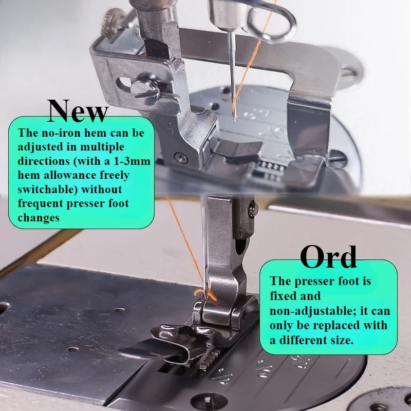 Adjustable No-Iron Hemmer Foot - огляд і ціна Sewing Factory