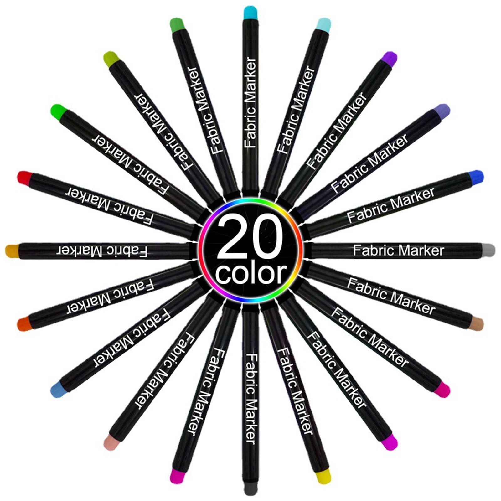 Colorful Fabric Markers Pens P - огляд і ціна Is Sewing Textile Art