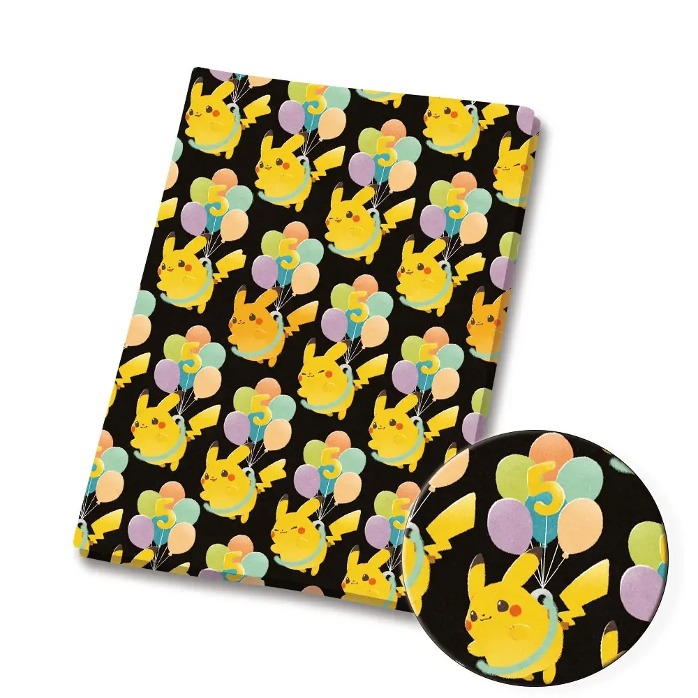 Pokemon Cartoon Fabric140*50cm - огляд і ціна Sewing Production