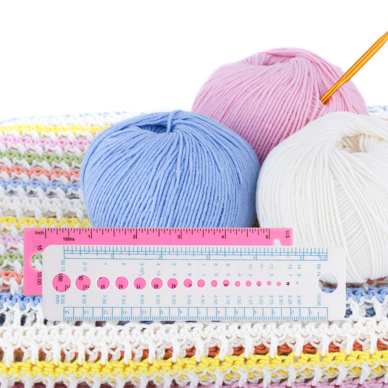 4Pcs Sweater Needle Ruler Plas - огляд і ціна Sewing Gauge Ruler