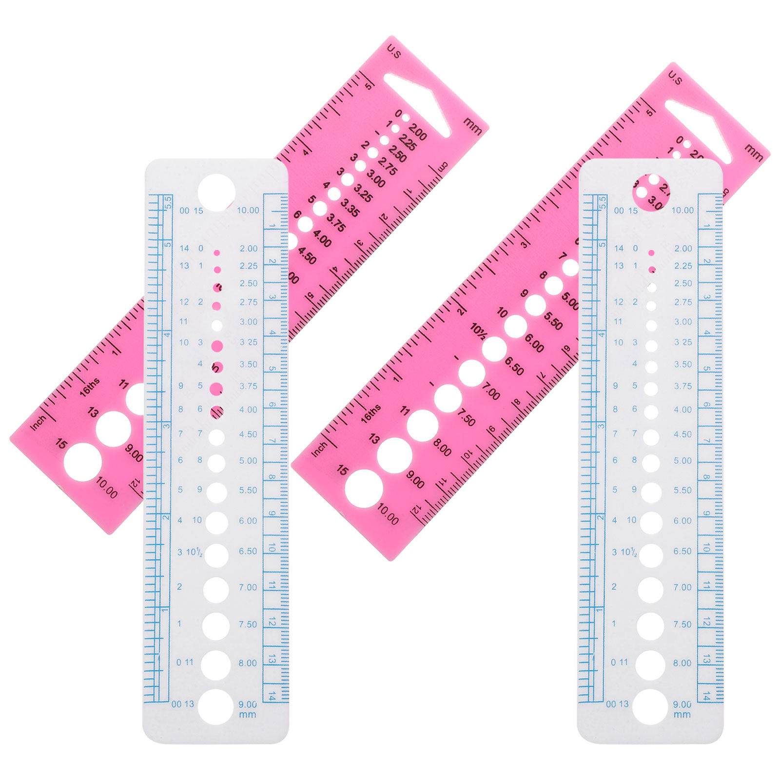 4Pcs Sweater Needle Ruler Plas - огляд і ціна Sewing Gauge Ruler