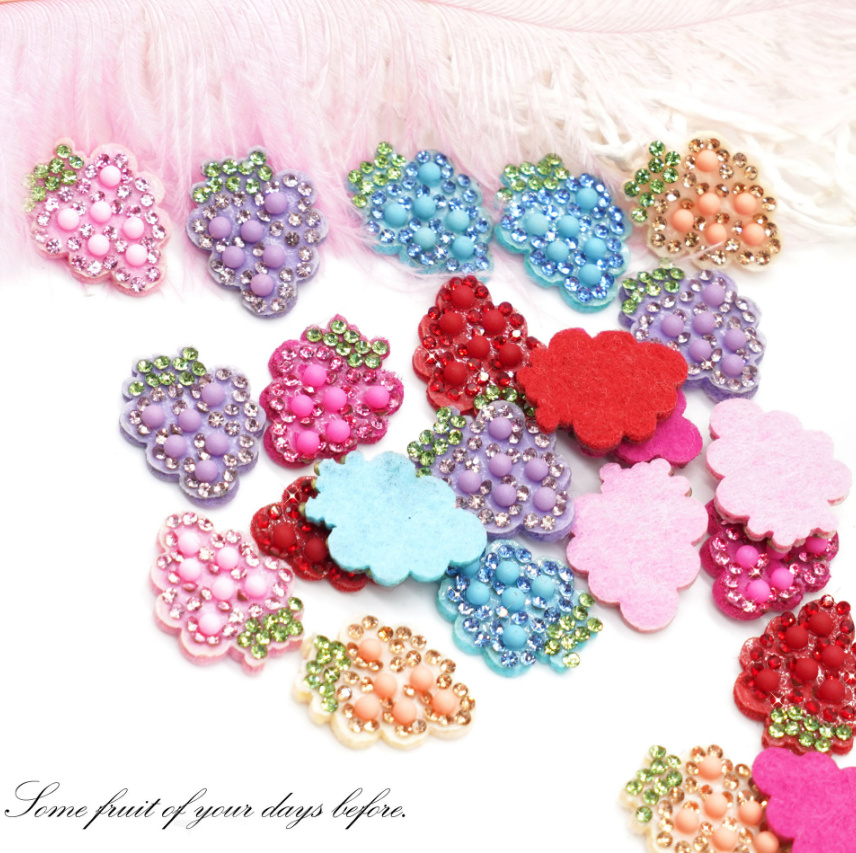 10 Pcs Grape Glue Fix Sew On R - огляд і ціна Sewing Id