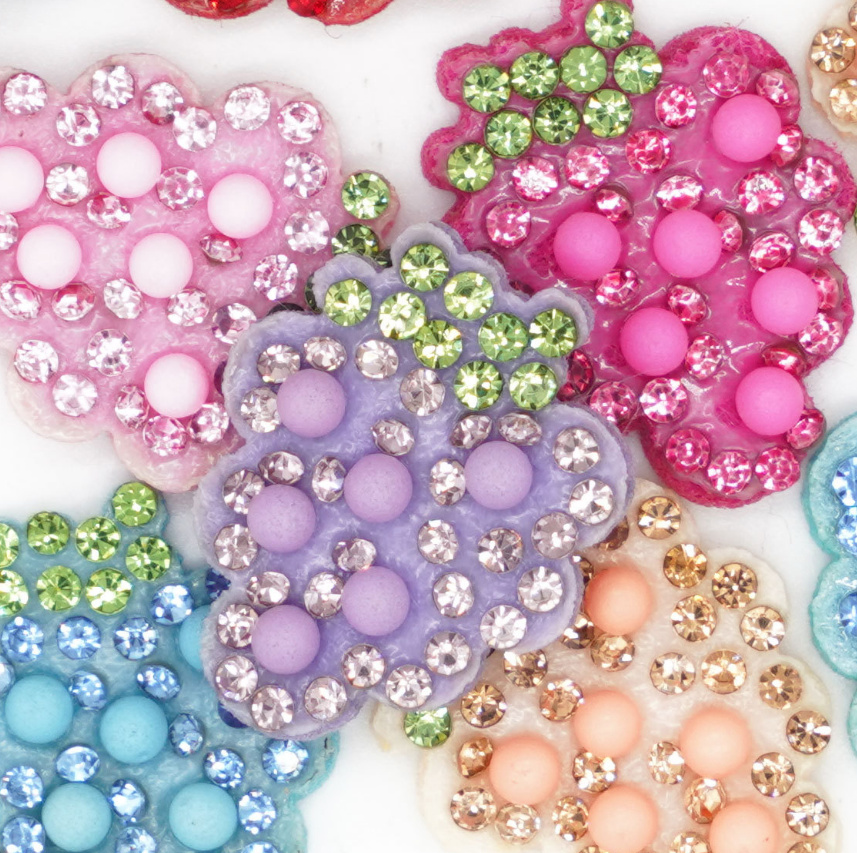 10 Pcs Grape Glue Fix Sew On R - огляд і ціна Sewing Id