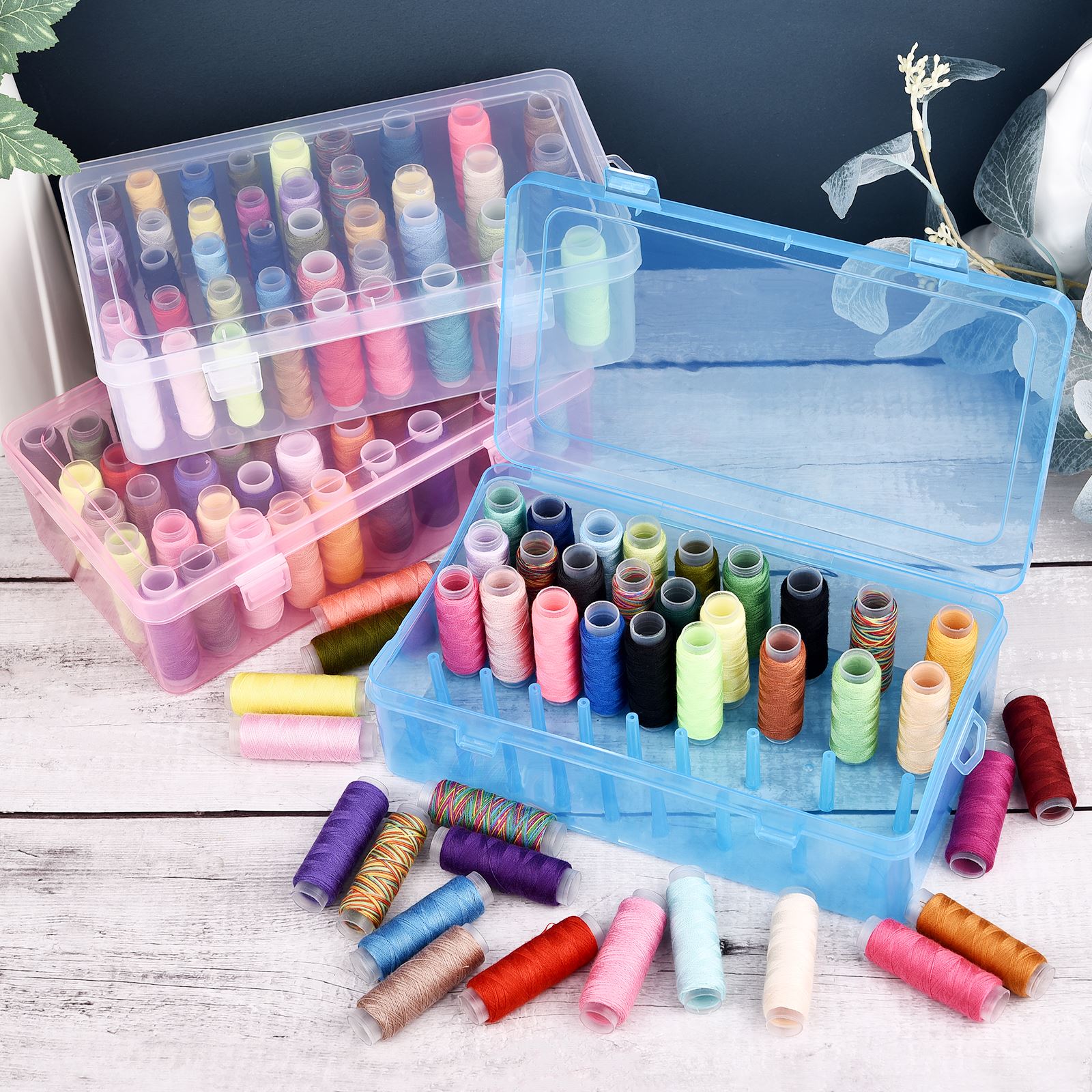 42 Axis Sewing Threads Box Bob - огляд і ціна Bobbin Organizer Box