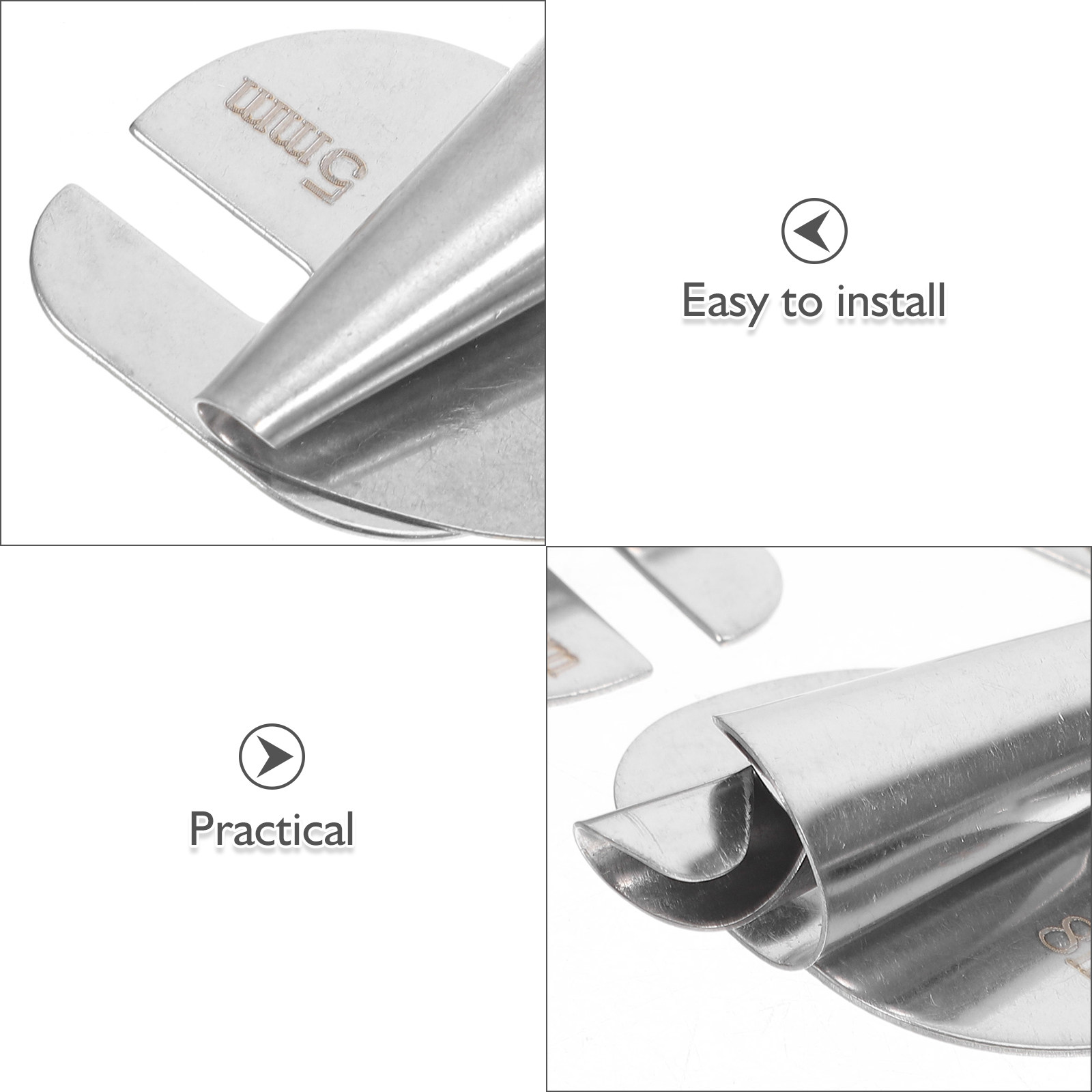 6Pcs Universal Spiral Rolled H - огляд і ціна Rolled Hem Foot