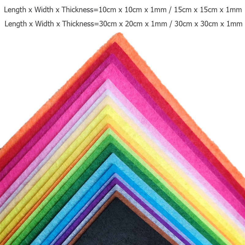 40Pcs Soft Felt Fabric Sheet A - огляд і ціна Is Sewing A Textile Craft