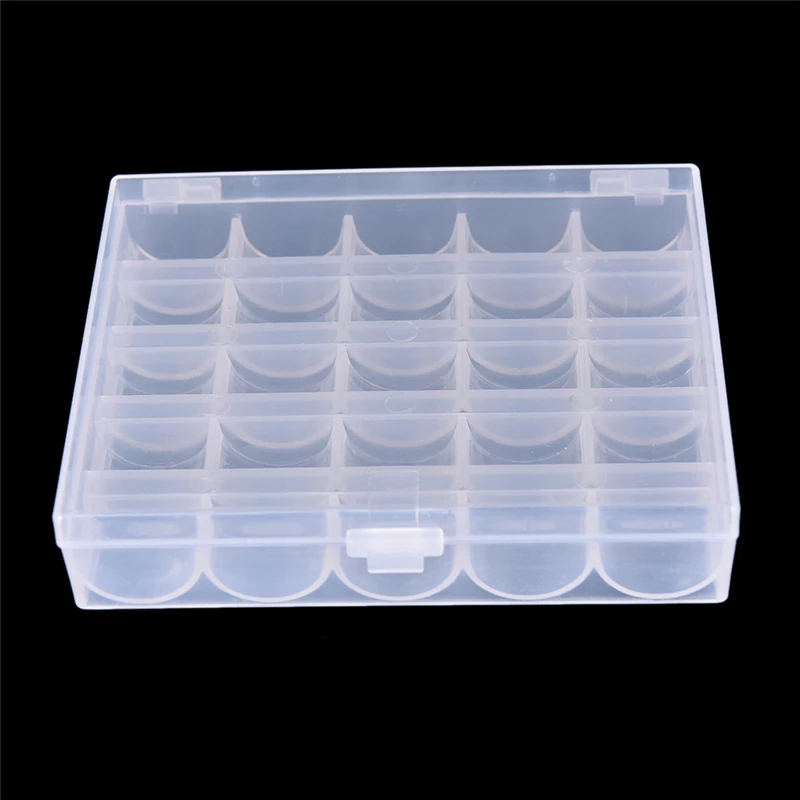 25 Spools Empty Bobbins Case O - огляд і ціна Bobbin Organizer Box
