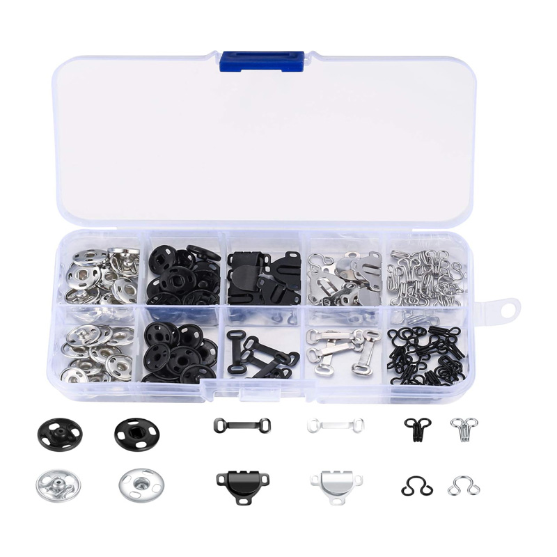 100 Pcs Sewing Hooks and Eyes  - огляд і ціна Hook Eye Fastener