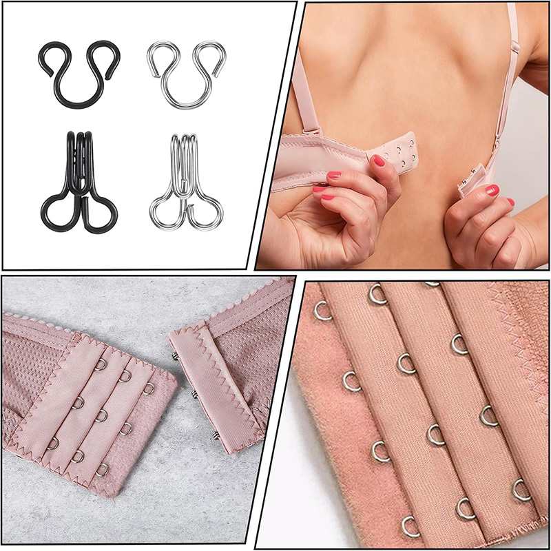 100 Pcs Sewing Hooks and Eyes  - огляд і ціна Hook Eye Fastener