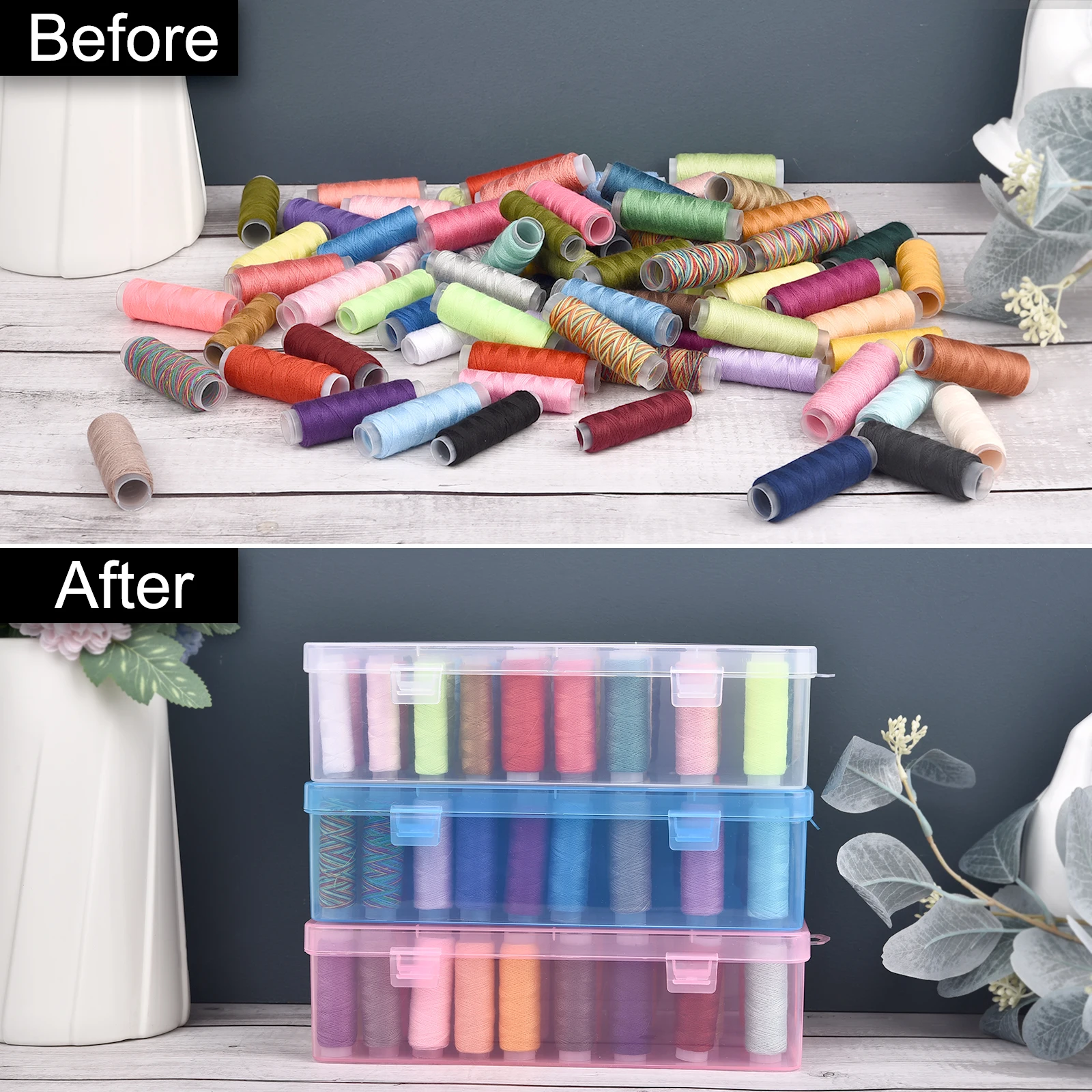 New 24 Grids Spool Organizer/4 - огляд і ціна Bobbin Organizer Box