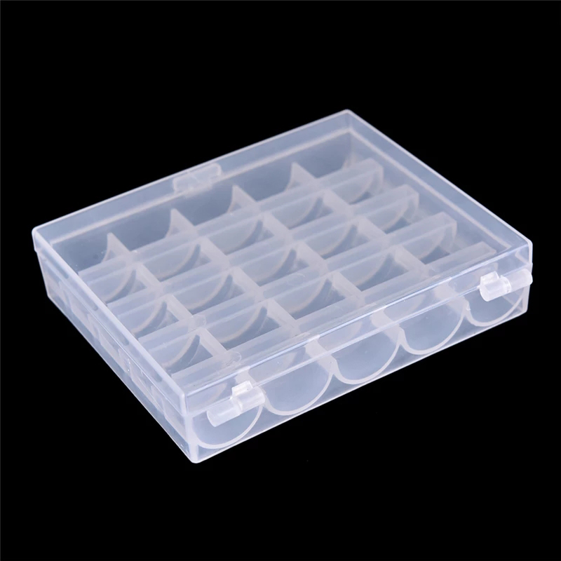 25 Spools Empty Bobbins Sewing - огляд і ціна Bobbin Organizer Box