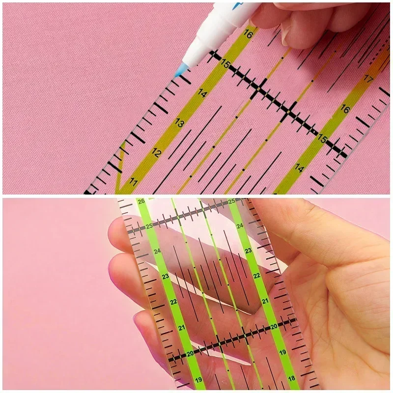 1/2pcs 15cm Quilting Patchwork - огляд і ціна Sewing Gauge Ruler