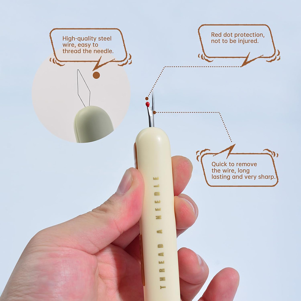 2 in 1 Needle Threader Seam Ri - огляд і ціна Seam Ripper Tool