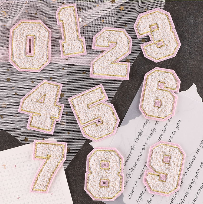 10 Pcs Towel Number Alphabet E - огляд і ціна Sewing Id