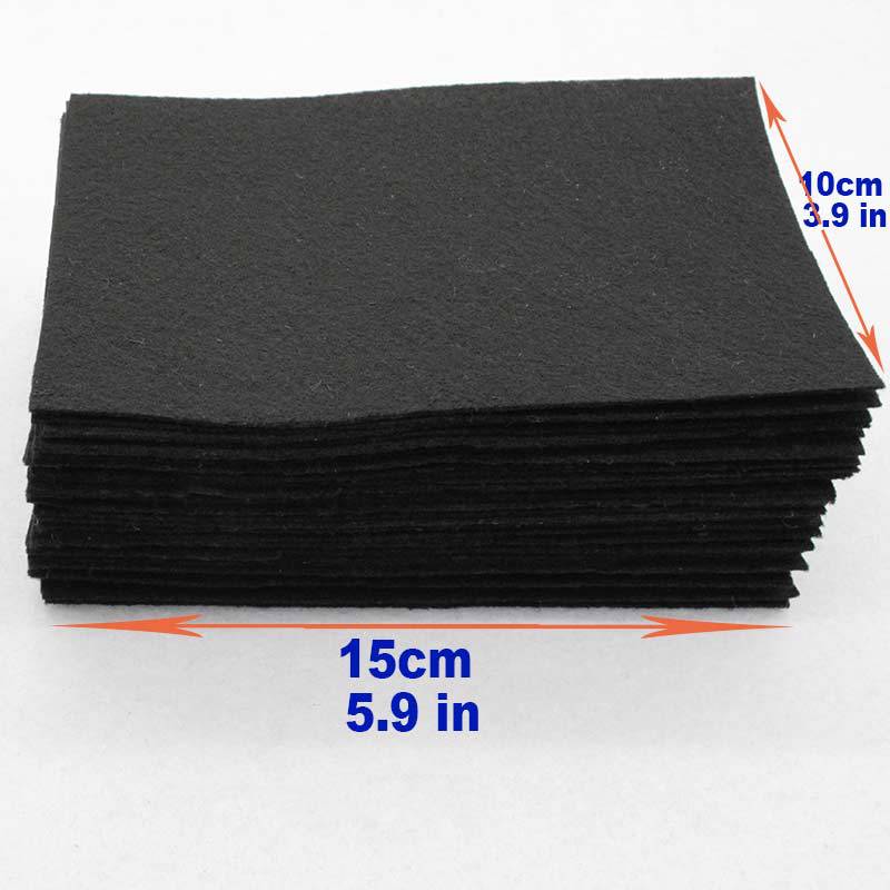 40 Pcs/Lot 10*15cm Black Felt  - огляд і ціна Is Sewing A Textile Craft