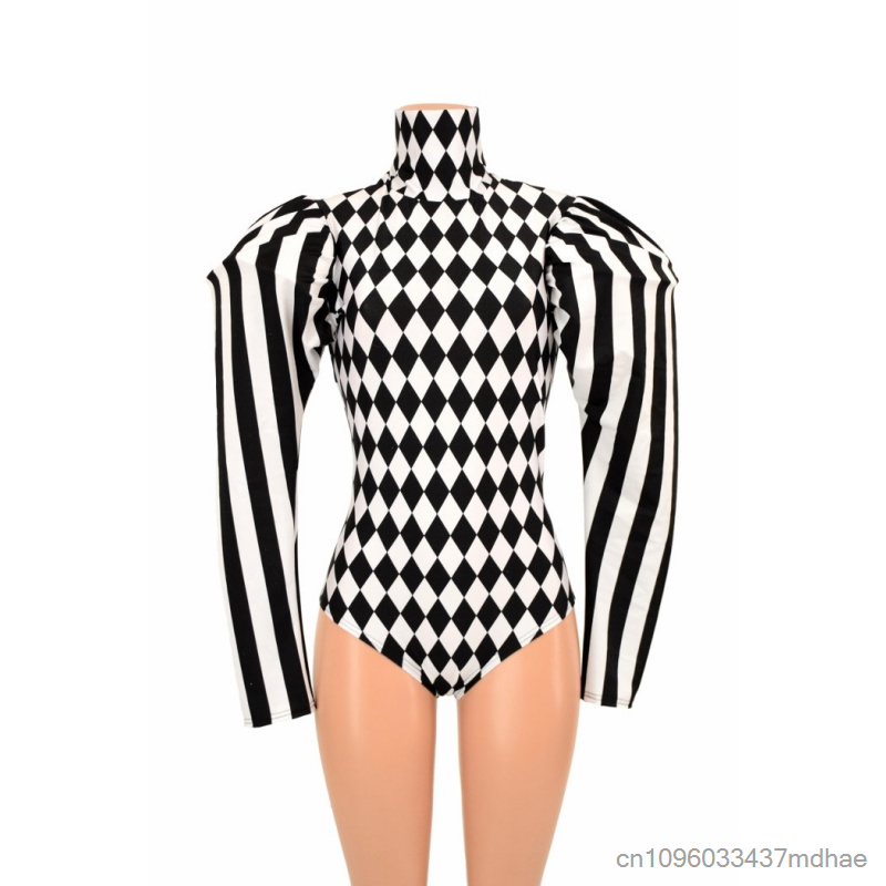 Circus Clown Cosplay Black Whi - огляд і ціна Shoulder Pad Set In