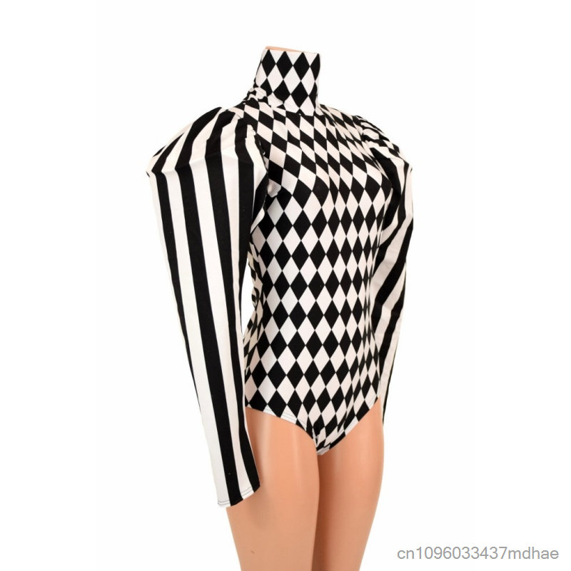 Circus Clown Cosplay Black Whi - огляд і ціна Shoulder Pad Set In