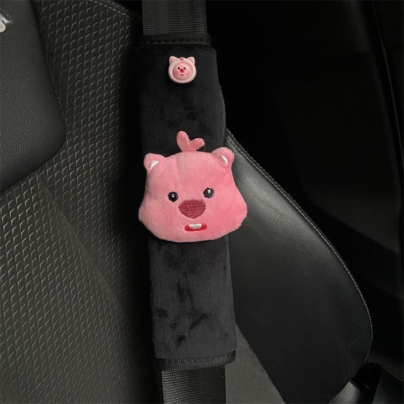 Car Seat Belt Decoration Plush - огляд і ціна Shoulder Pad Set In