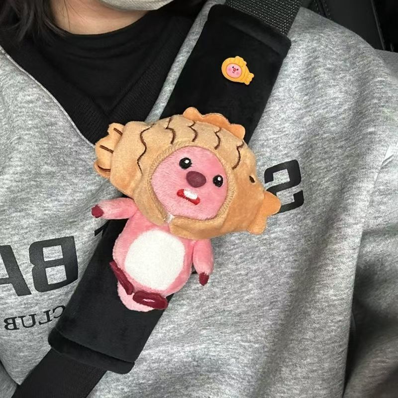 Car Seat Belt Decoration Plush - огляд і ціна Shoulder Pad Set In