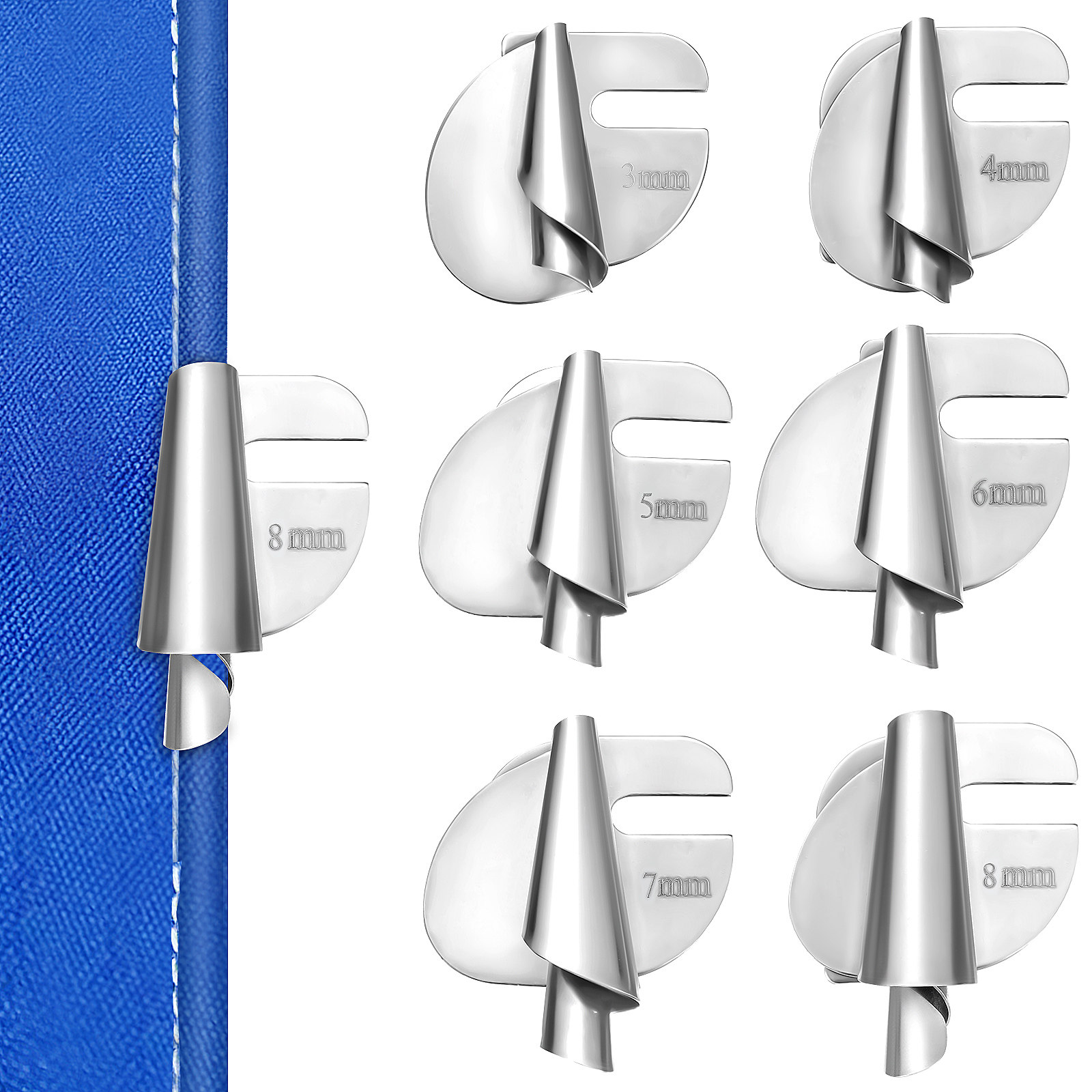 6Pcs Universal Rolled Hem Pres - огляд і ціна Rolled Hem Foot